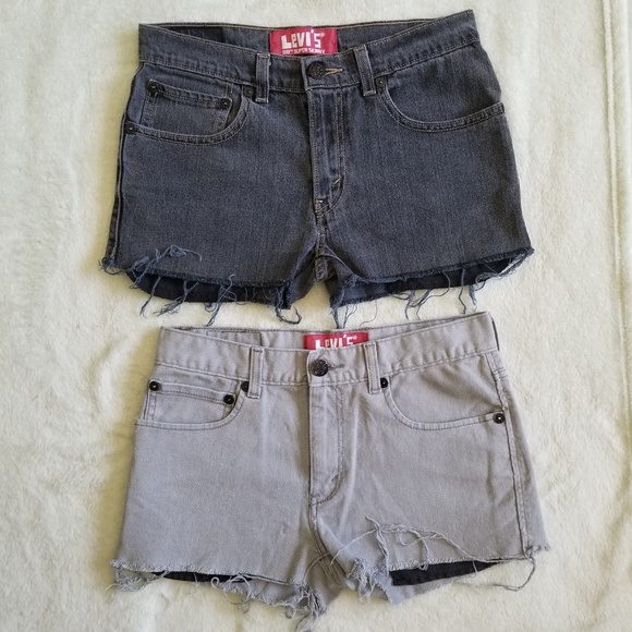 Levi's 510 cut off denim shorts - Picture 2 of 5